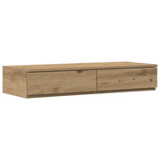 Cassetti per letto | Comodino | Armadio da Notte | Mobiletto da notte Rovere artigianale 90 x 36,5 x 16,5 cm