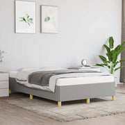 Giroletto senza Materasso Grigio Chiaro 120x190 cm in Tessuto