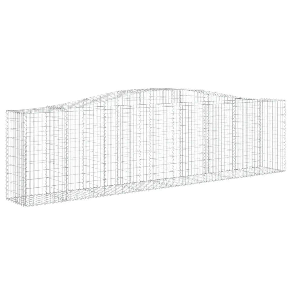 Cesti Gabbioni ad Arco 9 pz 400x50x100/120 cm Ferro Zincatocod mxl 76030