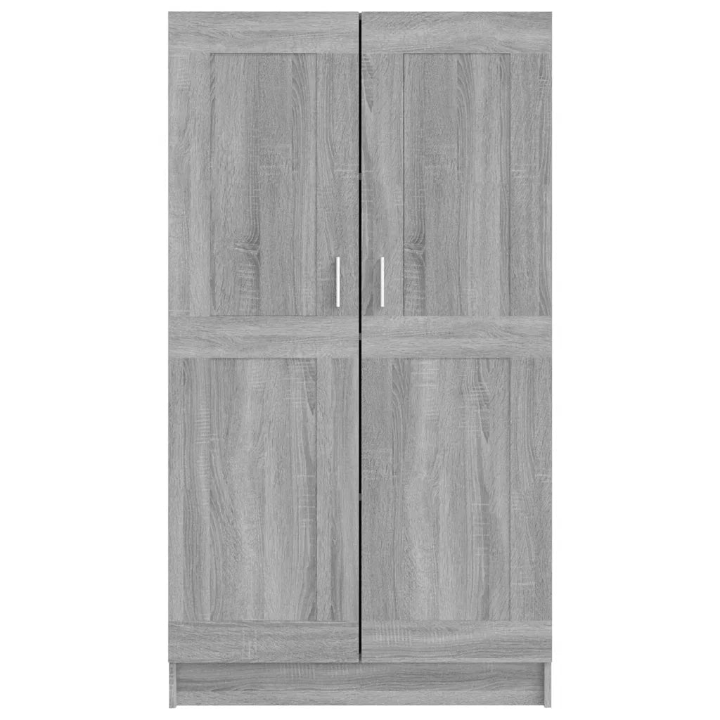 Libreria Grigio Sonoma 82,5x30,5x150 cm in Legno Multistrato