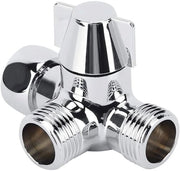 Provertere Douche 3 Vie - 3 Vie Doucheafsluiter - Provertere in Acciaio Universale per Douche - Provertere Universale per Vara, Bidet e Doccia.