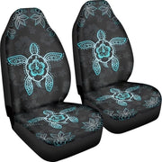Hoes per Auto Universale con Stampo Schildpad Hibiscus Fiori - Accessorio Decorativo per Auto