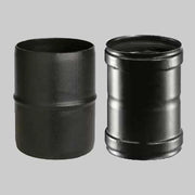 RACCORDO PER TUBO PELLET  Ø 100 mm M/M     MADE IN ITALY