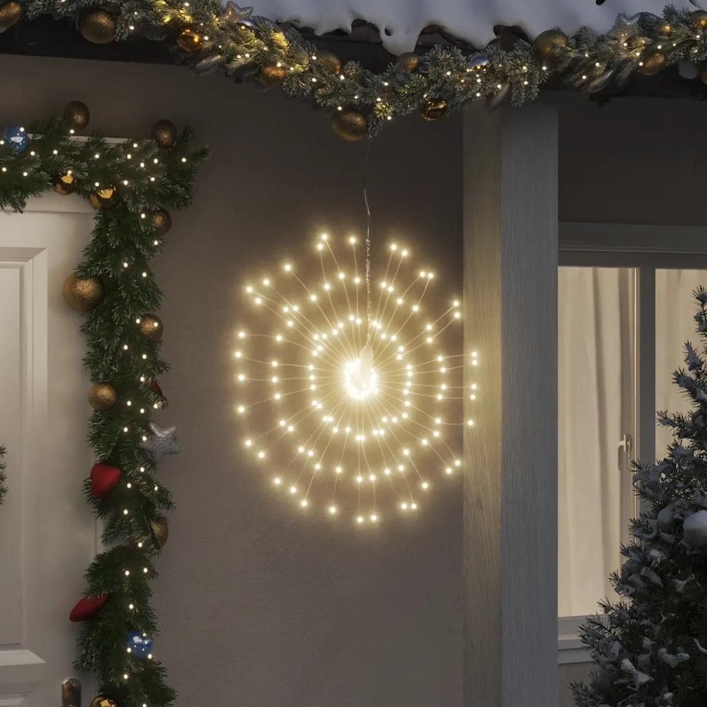 Illuminazione di Natale Galassia 140 LED Bianco Caldo 17 cm 356219