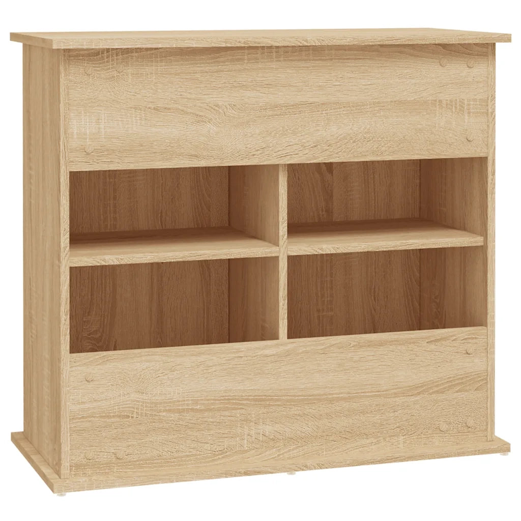 Supporto per acquario in rovere Sonoma 81x36x73 cm in legno ingegnerizzato 833626