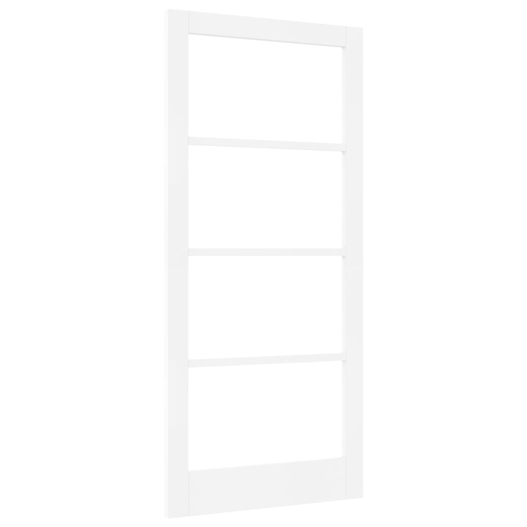 porta interna con vetro "ORKDAL" bianca 93x202x4 cm