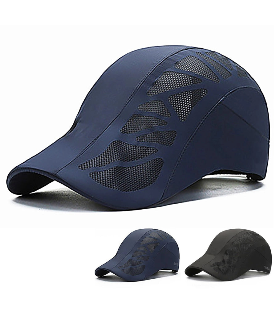 BERRETTO - QUICK DRY | Berretto Unisex a Asciugatura Rapida | Visiera Rinforzata | Ventilato e Regolabile | Ultra Leggero