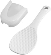 Pala per riso superficie antiscivolo - Plastica - Supporto - Igiene - Facile da pulire - Soluzione di conservazione di riso - Cucchiaio per riso