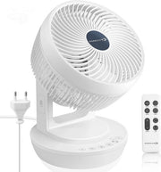 Ventilatore per pavimento silenzioso turbo 3D per 30 m² con modalità eco 80% di efficienza aumentata timer 12 ore controllo remoto ventilatore per stanza ventilatore per pavimento