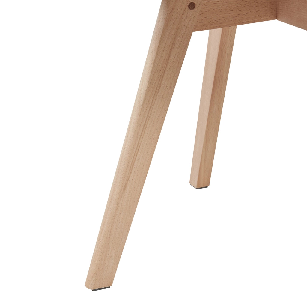 Set Fläten di 2 Sedie da Sala con Seduta Imbottita Rivestimento in Tessuto Bouclé Tortora [en.casa]