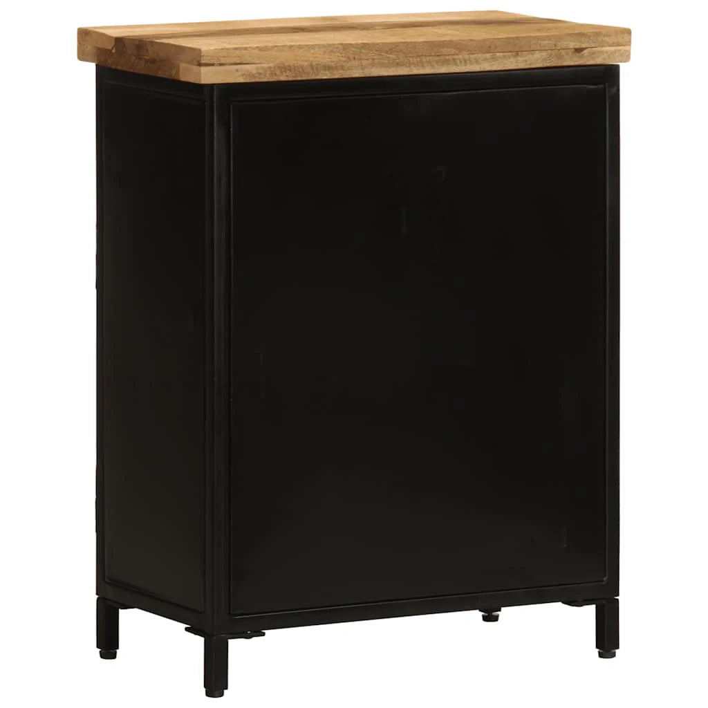 Credenza buffet cassettiera mobile contenitore organizer cucina soggiorno soggiorno 55 x 30 x 71 cm legno massello di mango marrone 02_0029586