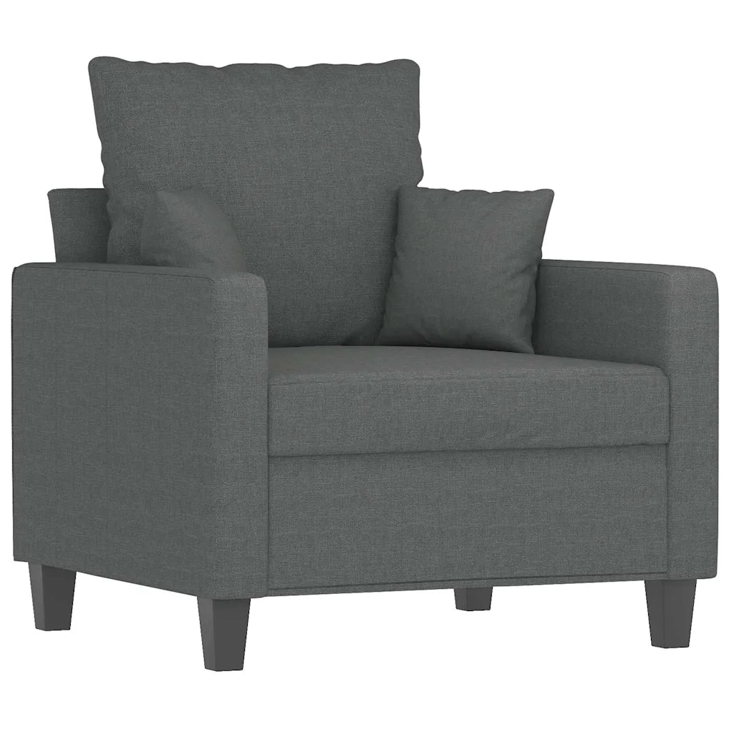 Poltrona Grigio Scuro 60 cm in Tessutocod mxl 130860