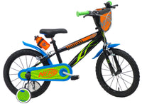 Bicicletta per Bambino 16” 2 Freni Nerf Nera