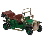 Auto in metallo verde 17x7x9,3h