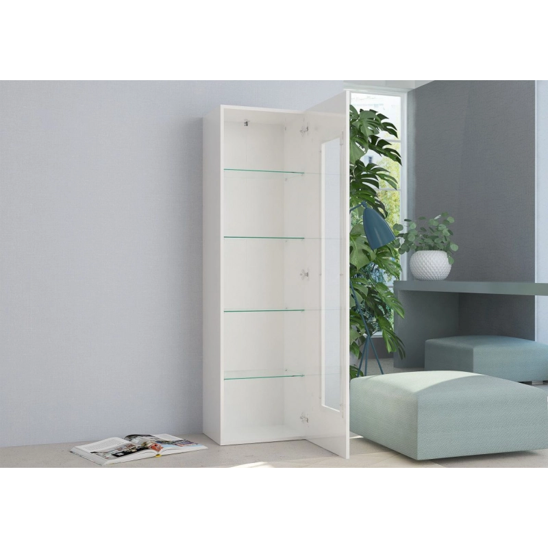 Vetrina Daiquiri – Bianco Lucido – 45x162x34cm