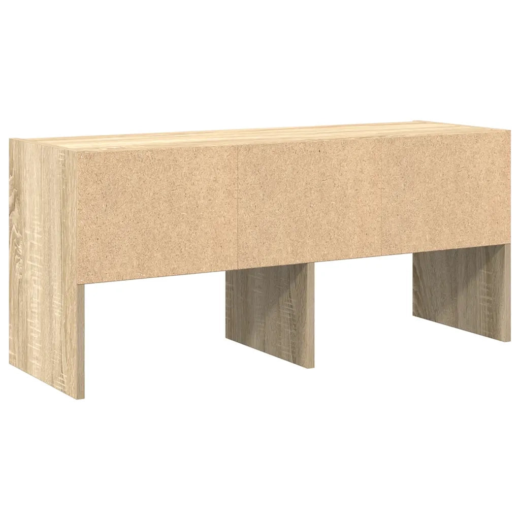 Scarpiera Impilabile Rovere Sonoma 89,5x30x40 cm