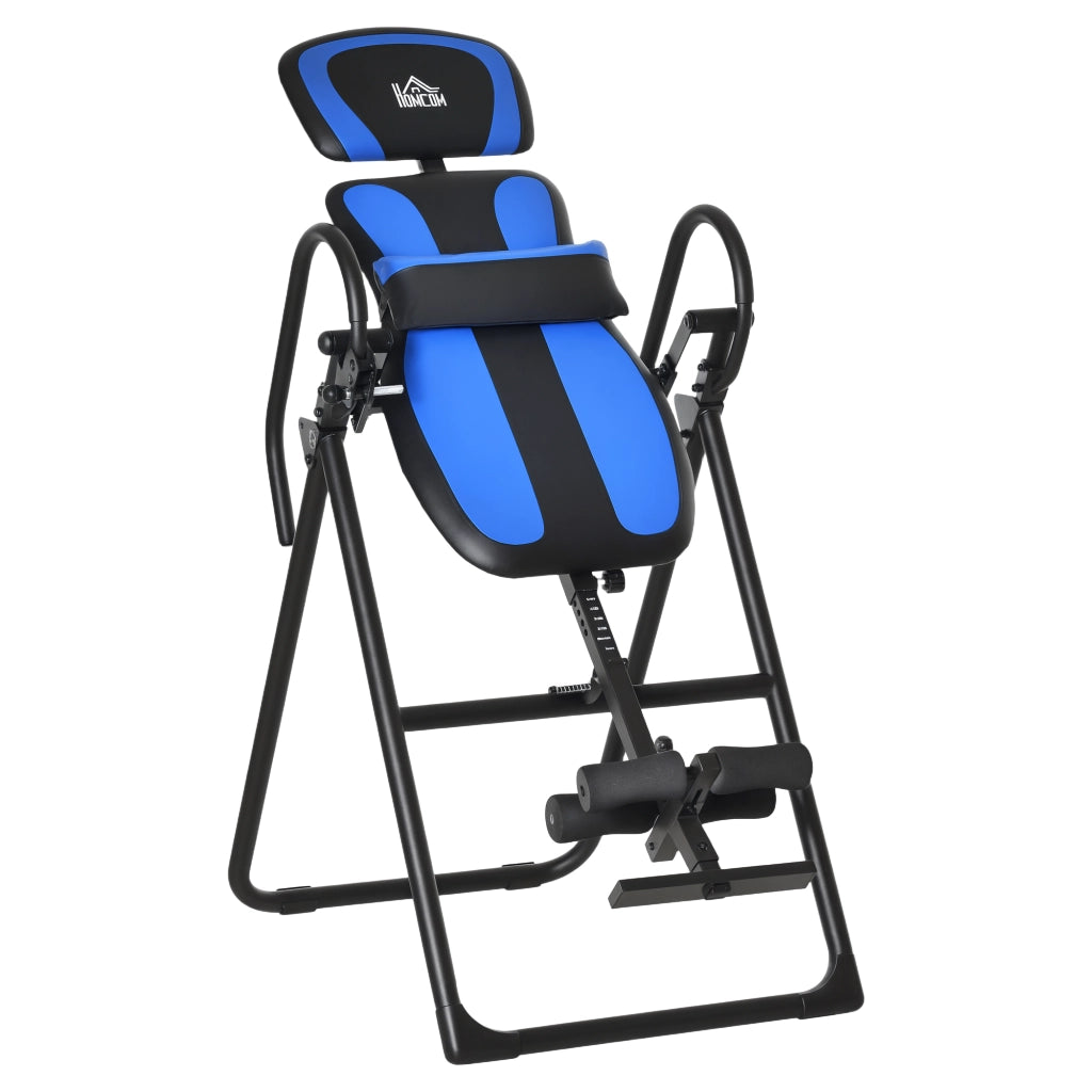 Divano reclinabile per inversioni ¨C Zephmum ¨C Nero+Blu 132x71x145 cm