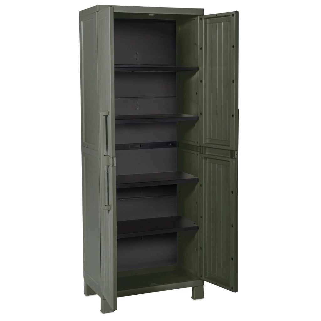 Toomax ARMADIO TUTTOPIANI WOOD MIDI 65X37XH173CM VERDE