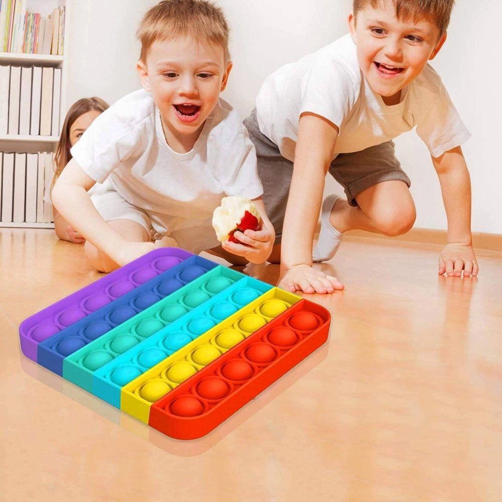 Trade Shop - Push Popit Bolle Fidget Giocattolo Antistress Sensory Bubble Gioco Per Bambini -