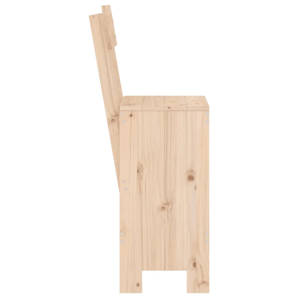 Sgabelli da Bar 2 pz 40x48,5x115,5 cm in Legno Massello di Pino 825359