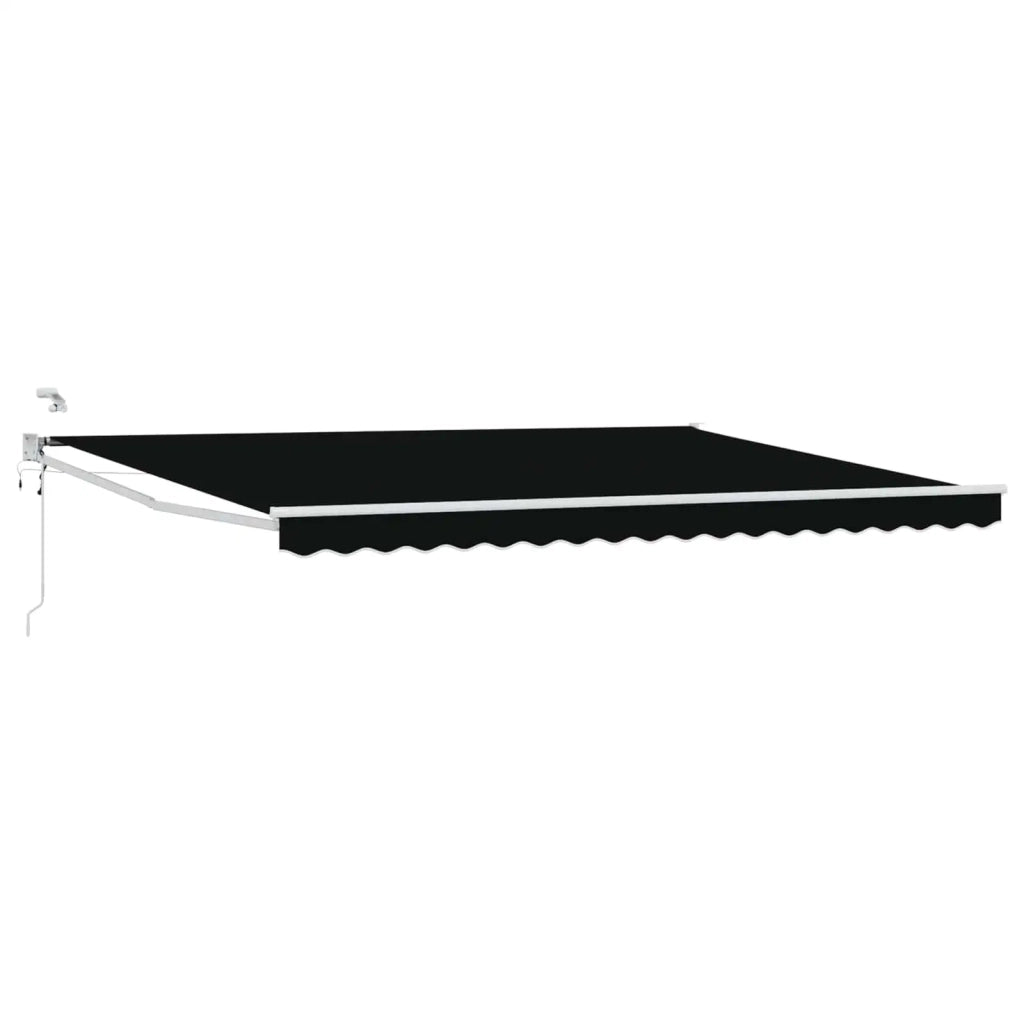 Tettuccio Elettrico Retrattile Nero 4 × 3 m 3419638