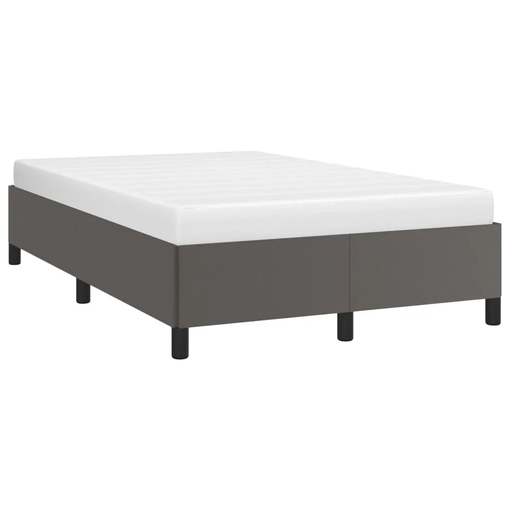 Giroletto-Struttura Letto Grigio 120x200 cm in Similpelle 180389