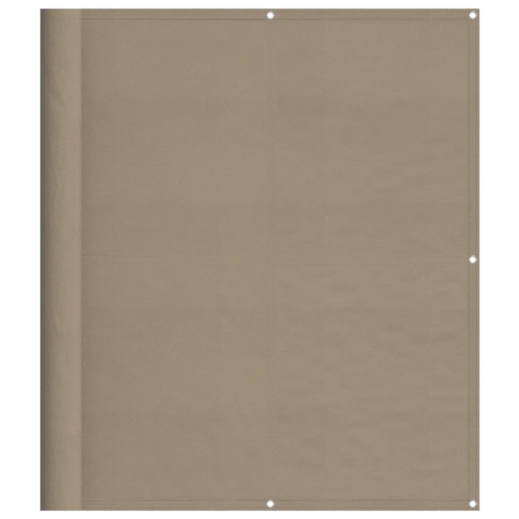 Paravento da Balcone Tortora 120x800 cm 100% Poliestere Oxford 4000250
