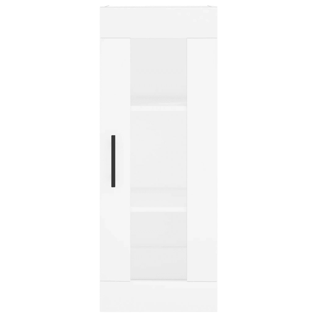 Credenza | Madia | Buffet da pranzo | Armadio da pranzo Bianca 34,5x34x180 cm in Legno Multistrato