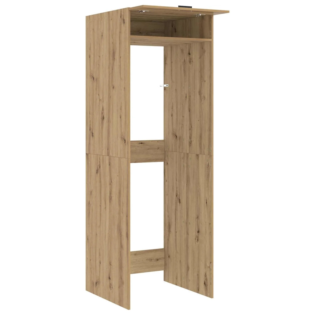 Mobiletto per lavatrice Rovere artigianale 67,5 x 68 x 200 cm 3422791
