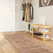 Runner Tappeto MARSA Bianco 100 x 350 cm Poliestere e PVC 42023319