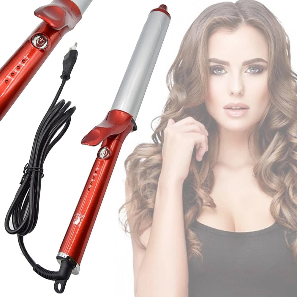 Trade Shop - Piastra Per Capelli Professionale 2in1 Arriccia Liscia 25 W In Ceramica Q-m680 -