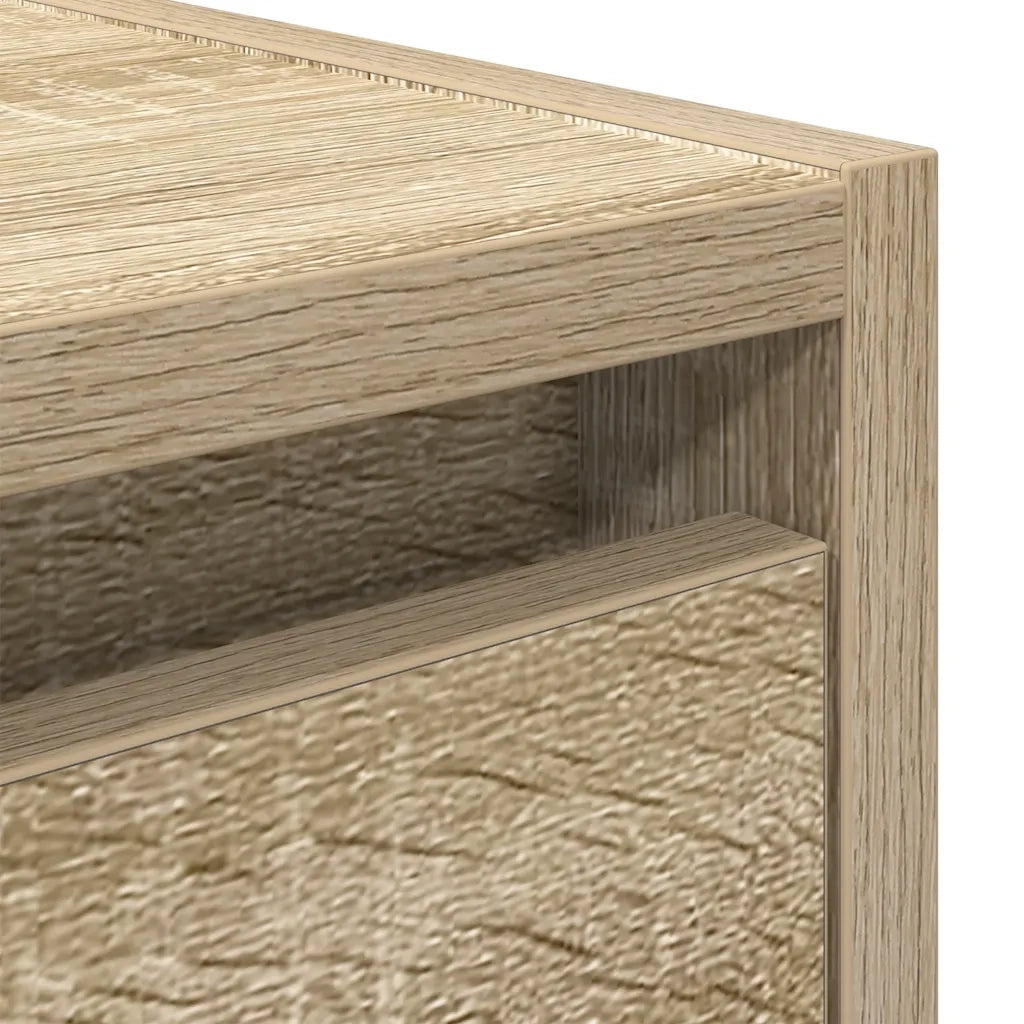 Comodino a Muro Rovere Sonoma 38x34x40 cm 861251