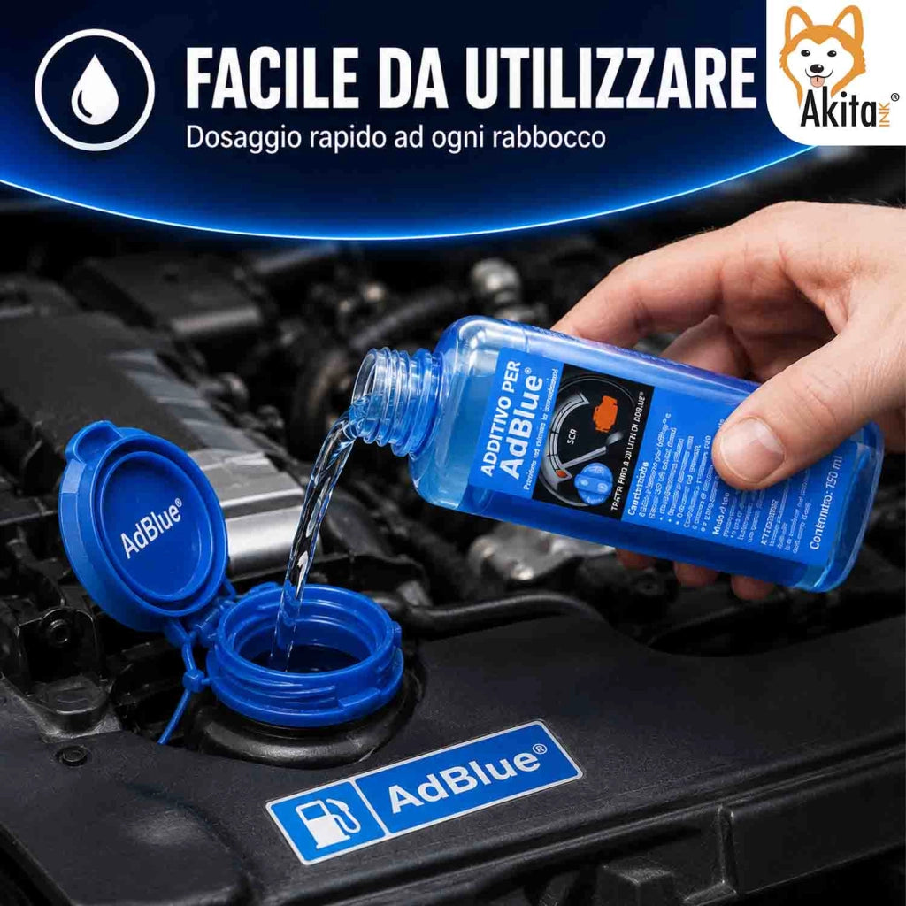 Akitaink Additivo AdBlue Trattamento Sistema SCR 150 ml