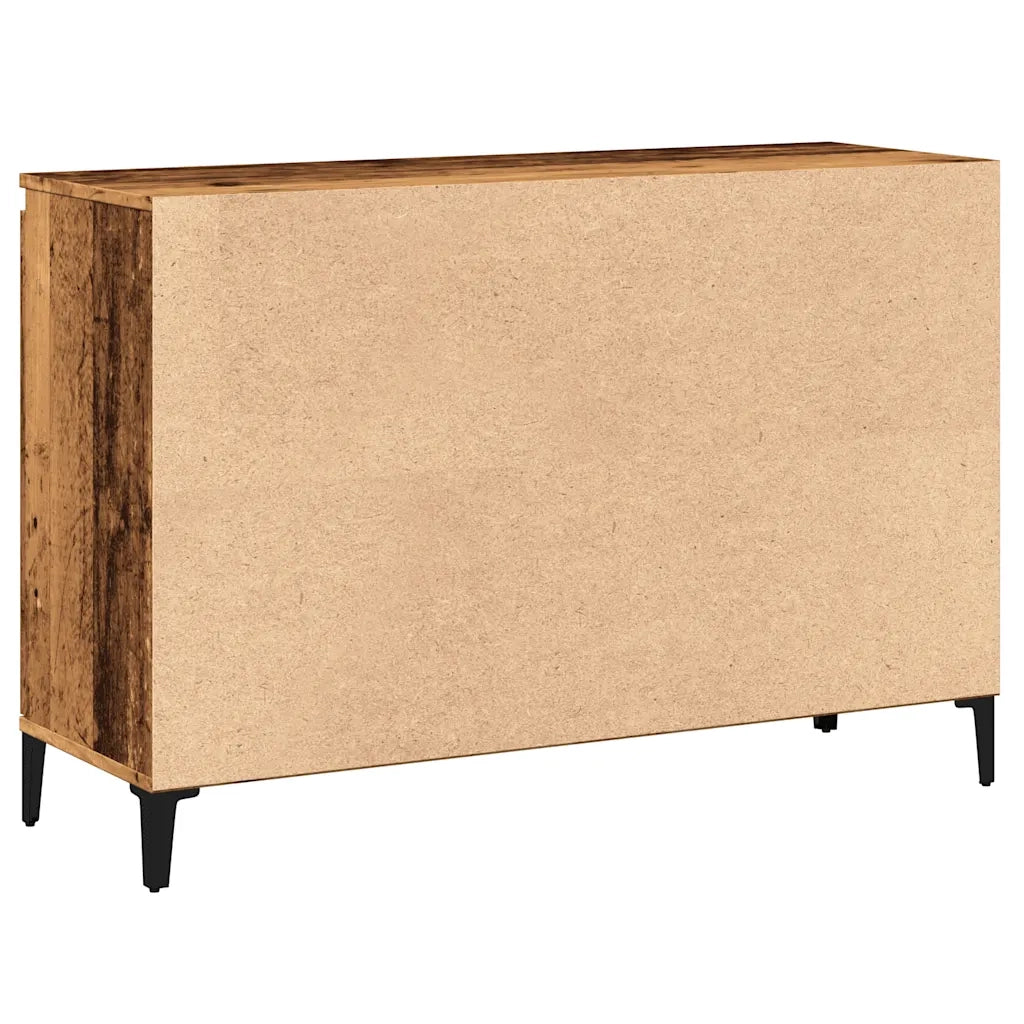 Credenza Legno Antico 102x35x70 cm in Legno Multistrato