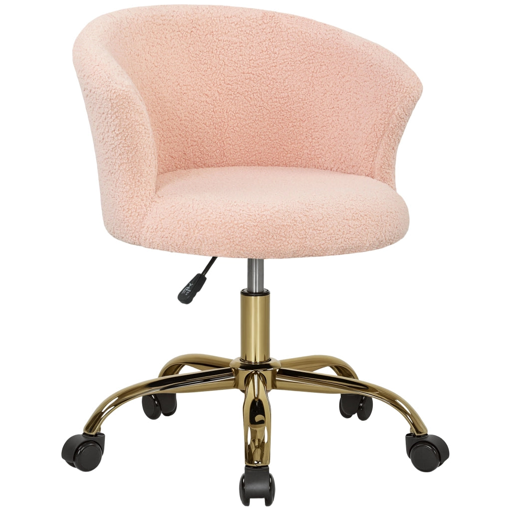 Sedia da ufficio ergonomica regolabile in altezza ¨C zephmum ¨C rosa