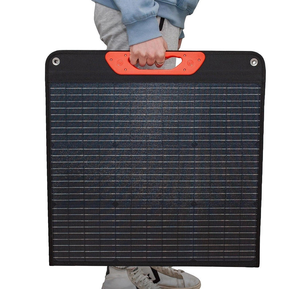 Trade Shop - Pannello Solare Pieghevole 120w Fotovoltaico 19.8v Ricarica Batterie Generatore -