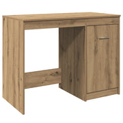 Scrivania | Tavolo da Ufficio Rovere Artigianale 100x50x76 cm in Legno Multistrato