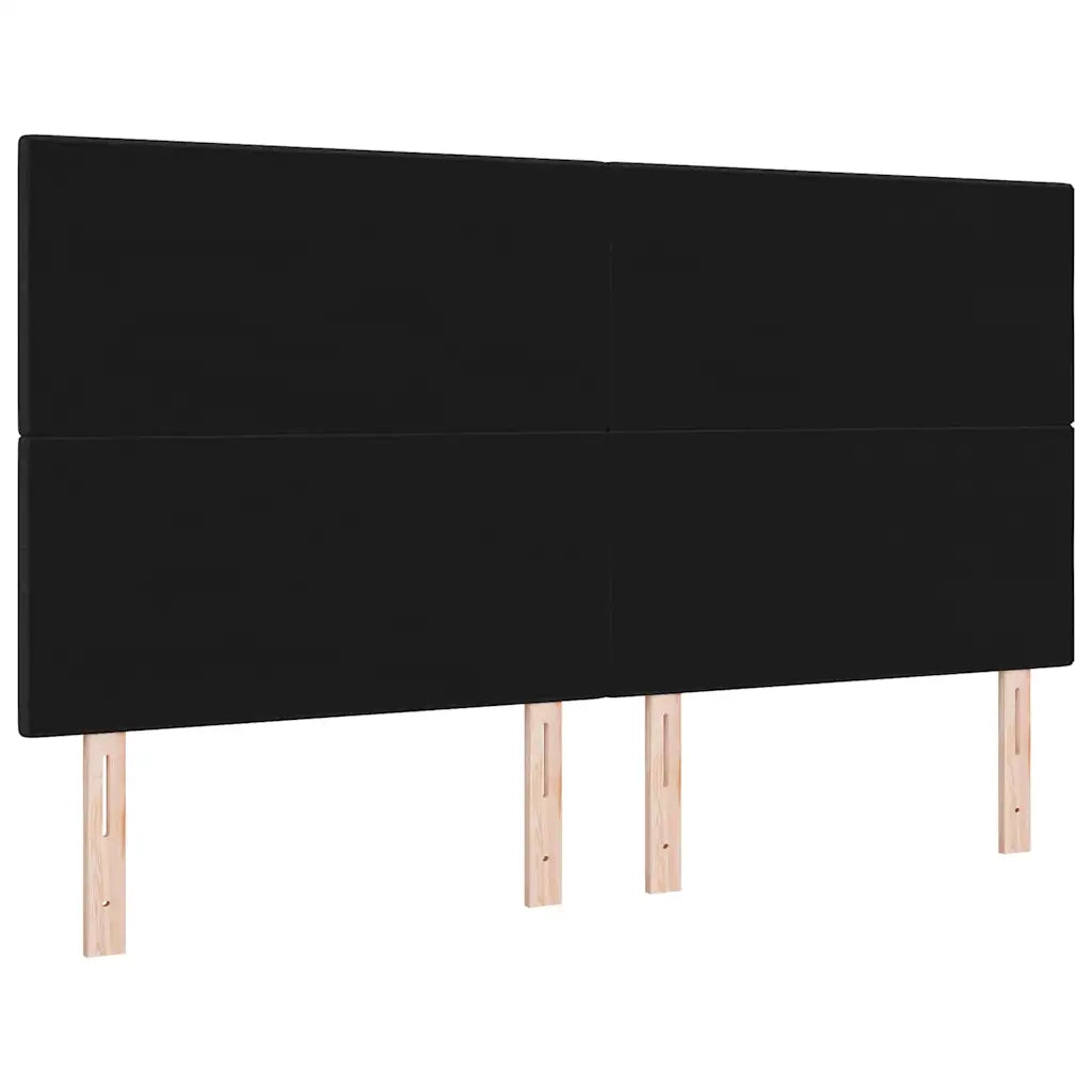 Testiera | Testata regolabile in altezza con Testiera | Testata Nero 180 cm Tessuto