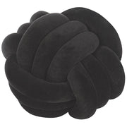 Cuscino Decorativo Cuscino Nodo Velluto Nero 30 x 30 cm Accessori Decorativi