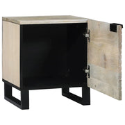 Comodino | Armadio da Notte | Mobiletto da notte Bianco 40 x 33 x 46 cm Legno ingegnerizzato
