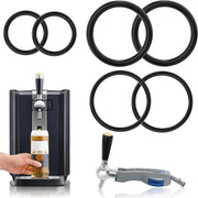 Set di mantenimento per O-ringe per birra - comprensivo di guarnizioni per rubinetti e viti (6 pezzi) - Adatto per HD3600, HD3610, HD3620, HD3720