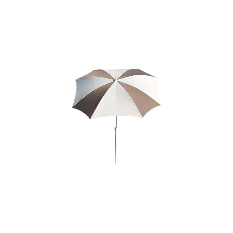 Ombrellone a palo centrale Malta Made in Italy ø cm 200SQ - bianco talpa