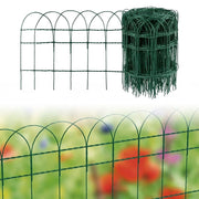 Trade Shop - Rete Metallica Plastificata Verde Con Bordura 0,65x10mt Recinzione Aiuole Orti Grn59 630720a -
