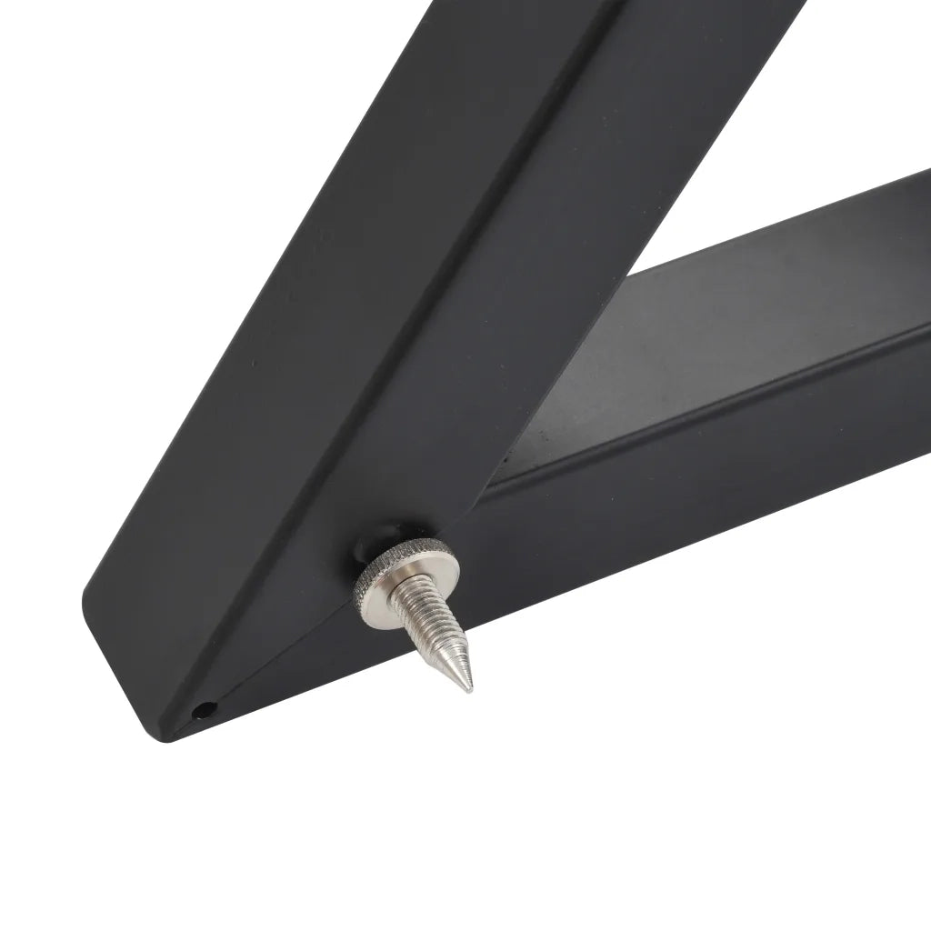 Supporti per Casse Spia da Studio 2 pz Nero in Acciaio CFW8074904
