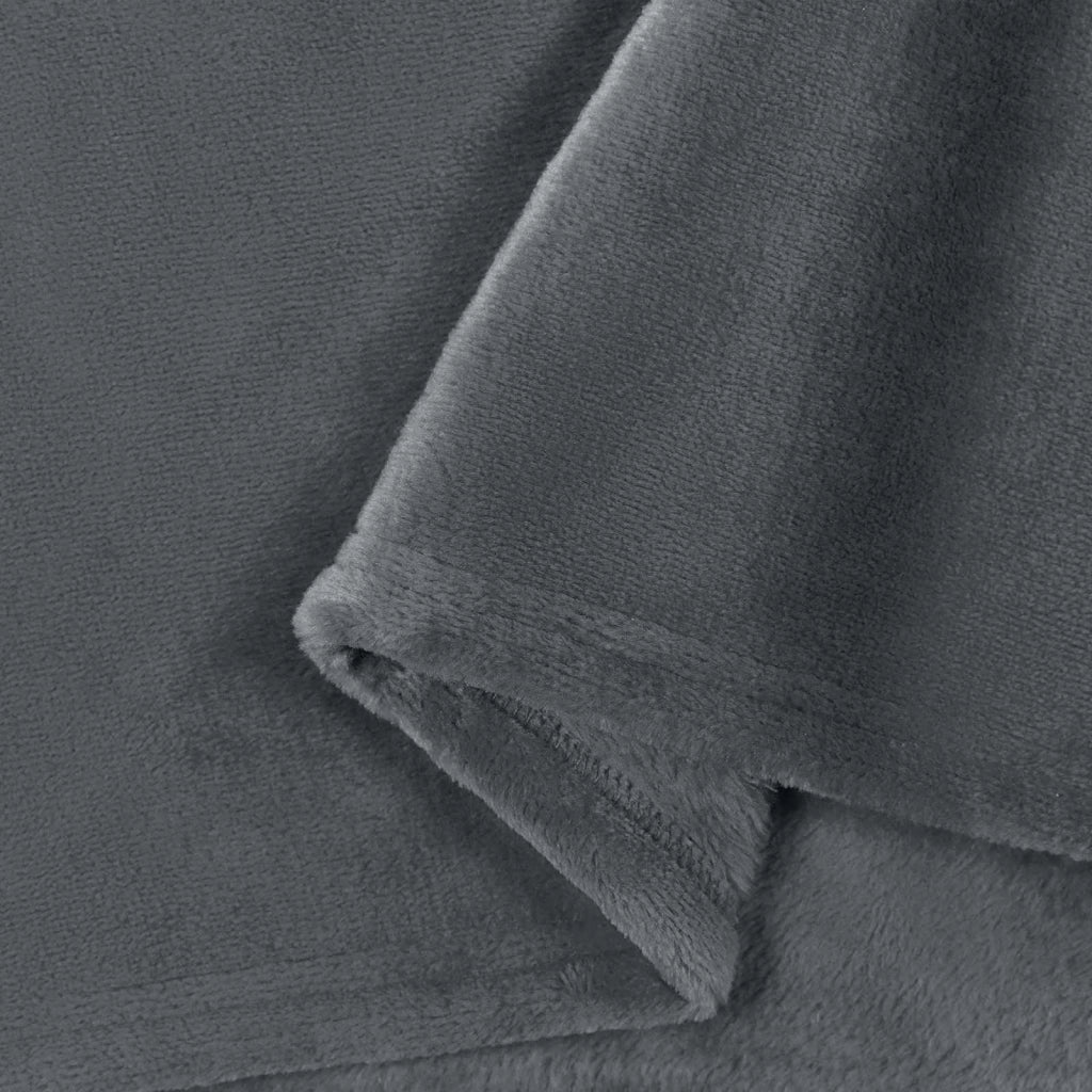 Coperta Grigio scuro 220 x 240 cm Panno