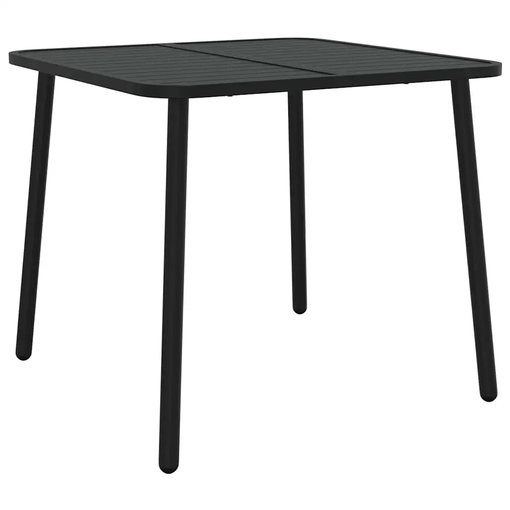 Set da Pranzo da Giardino 5 pz | Set Salotto da Giardino in Acciaio Antracite