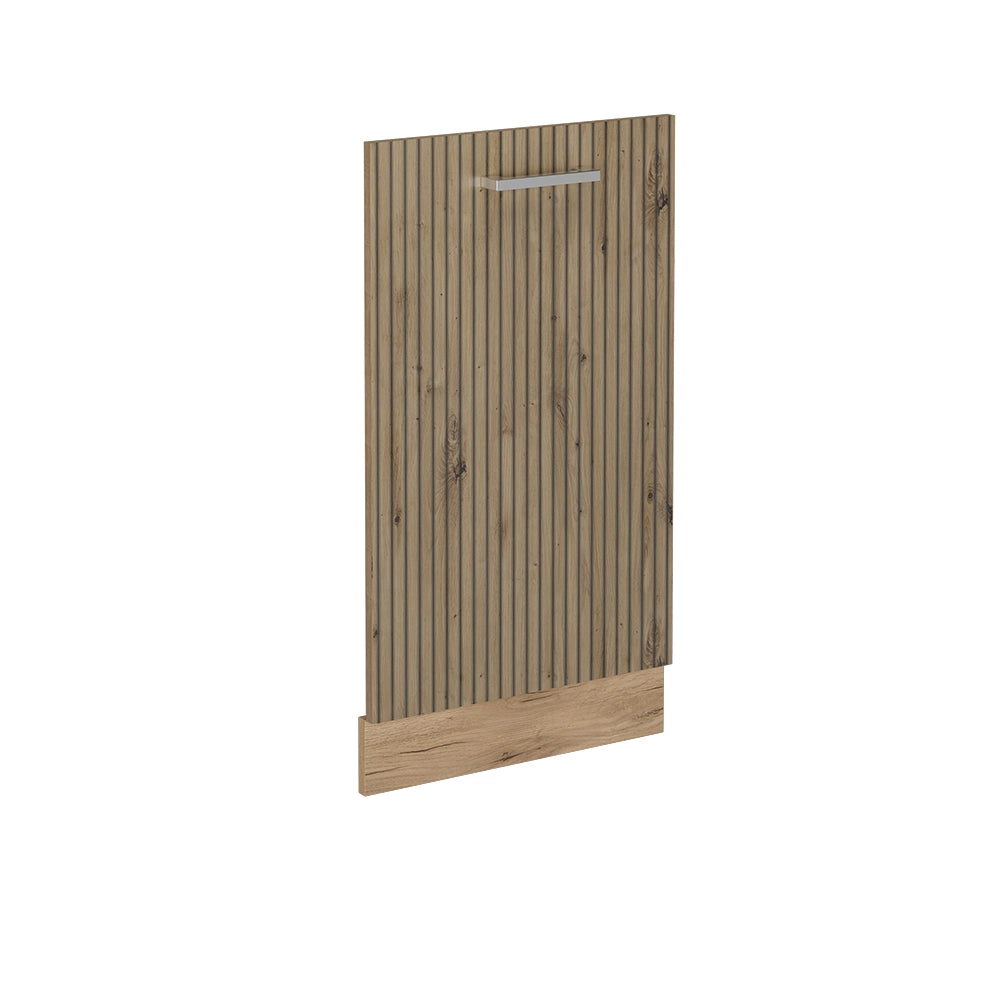 Pannello frontale della lavastoviglie R-Line Rovere artigianale/Rovere dorato 45 cm senza piano di lavoro Vicco