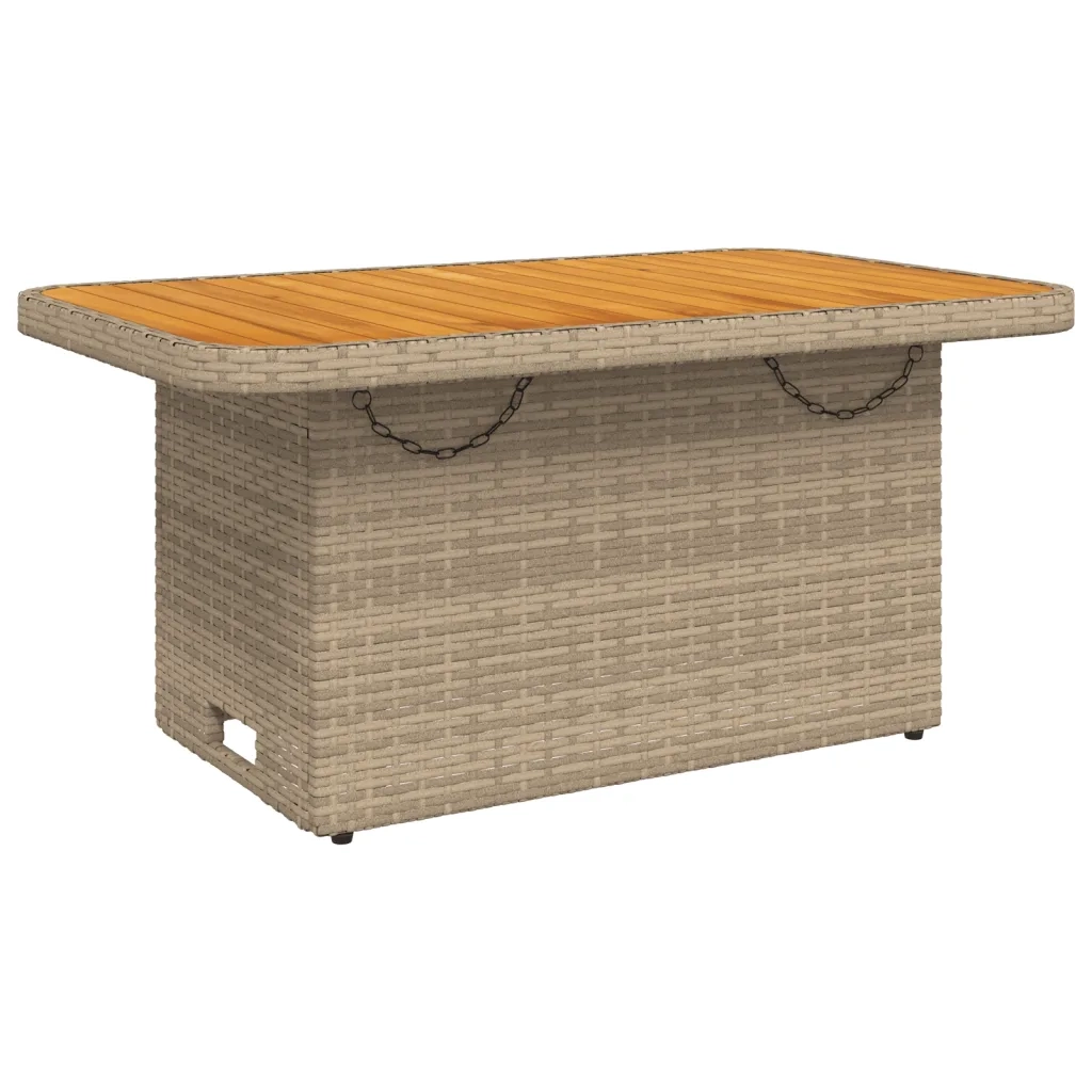 vidaXL Set Divani da Giardino 5 pz con Cuscini in Polyrattan Beige