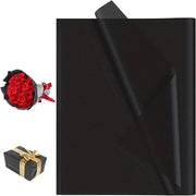 Pannelli di carta vetrata nera 50 x 70 cm - 72 pezzi - confezione regalo - carta vetrata nera - confezione fiori