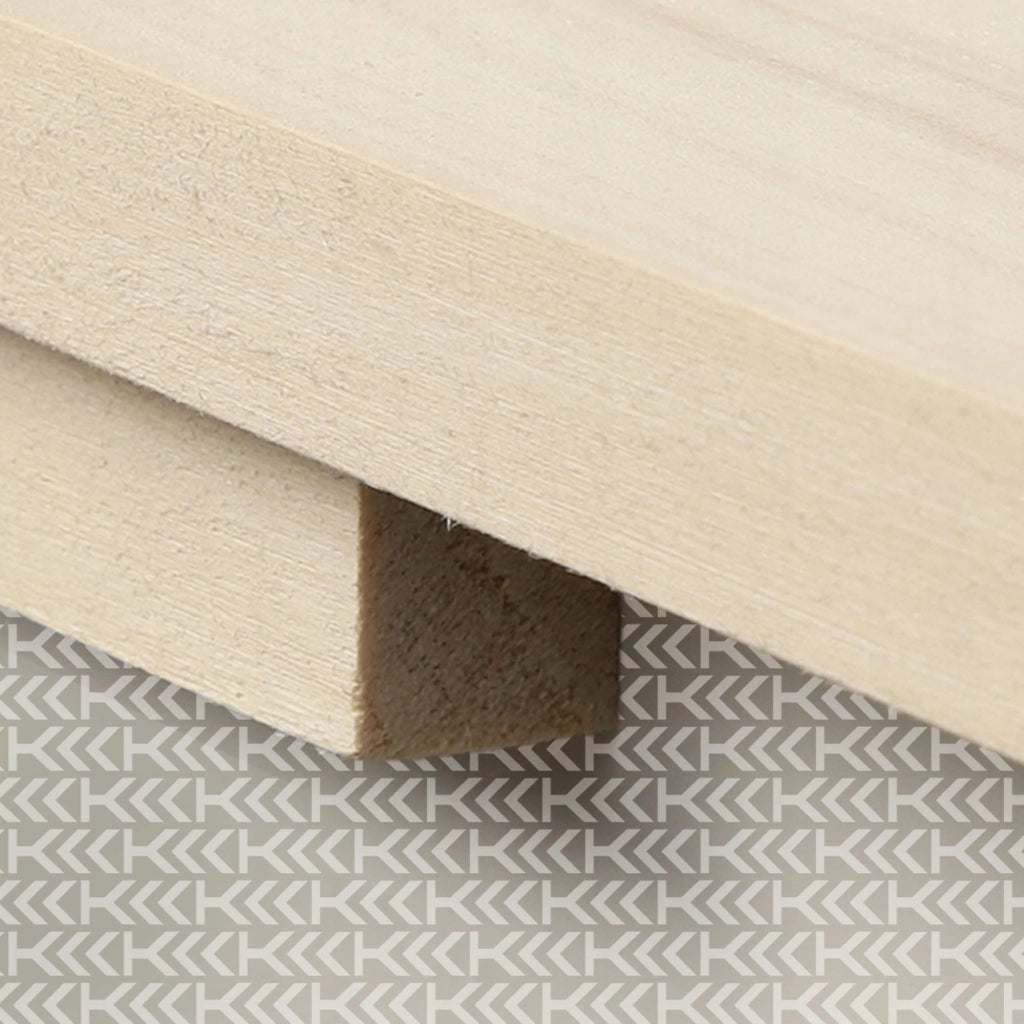 Tagliere da pasticceria in legno grande KADAX 53x40cm XXL monofacciale in legno massello da cucina